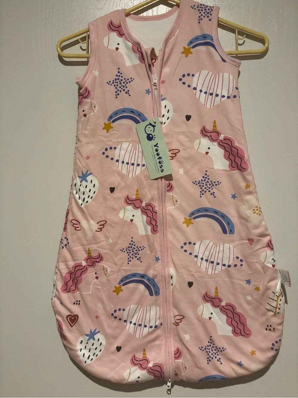 Baby Sleep Sack Pink fits up to 24 months